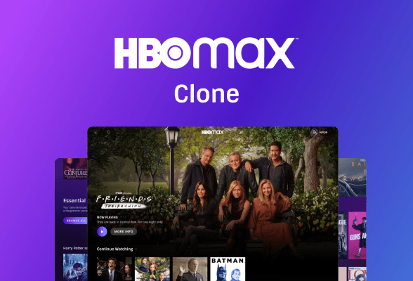 HBO Max UI Clone